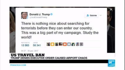 US Travel Ban: White House official says ban "a massive success story" amid global outrage