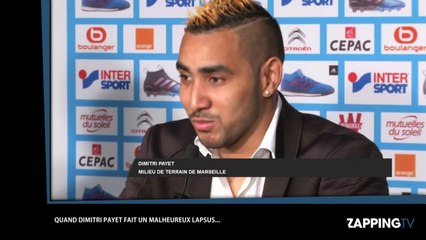 Dimitri Payet : le lapsus gênant lors de sa conférence de presse à l'OM (vidéo)
