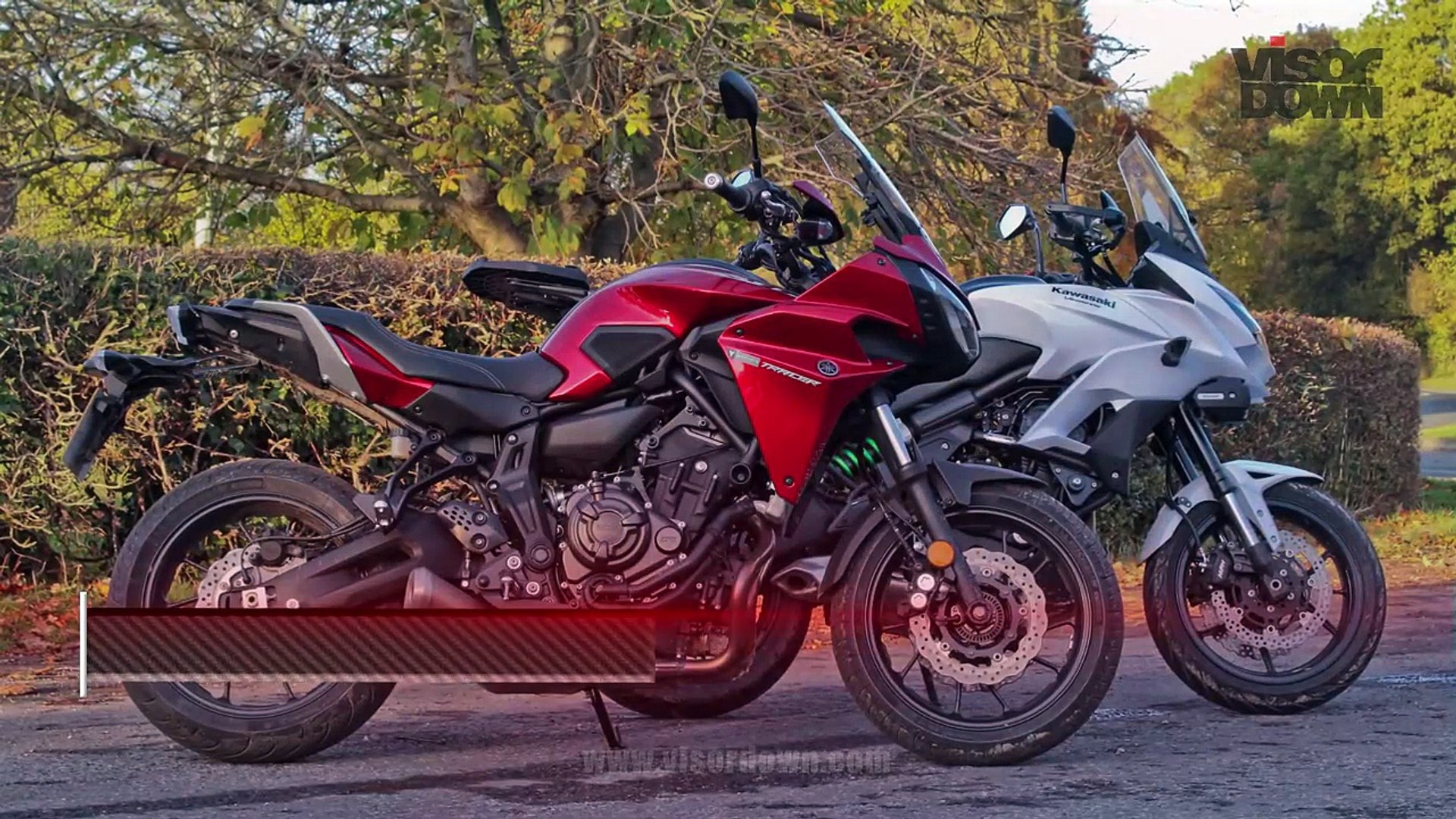 Kawasaki Versys 650 vs Yamaha Tracer 700 Review Visordown Motorcycle Road  Test - video Dailymotion