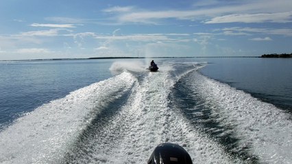 Family in the Keys having fun