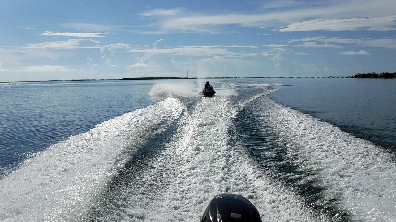 Family in the Keys having fun