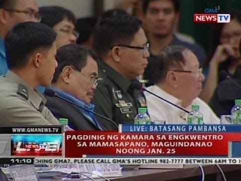 Ikatlong pagdinig ng Kamara kaugnay sa madugong engkwentro sa Mamasapano