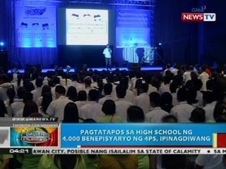 BP: Pagtatapos sa high school ng 4,000 benepisyaryo ng 4Ps, ipinagdiwang
