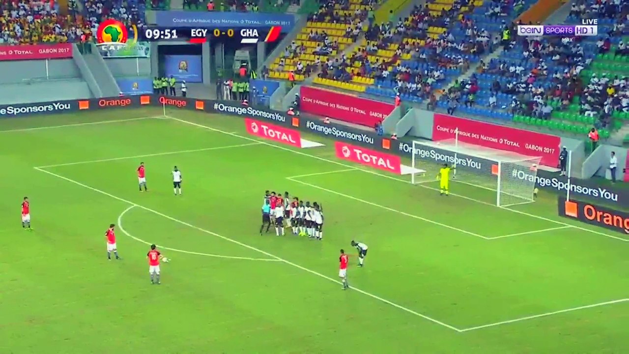 اهداف مبارة مصر و غانا 1- 0 هدف العالمى محمد صلاح  كأس الامم الافريقية 2017_x264