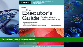 READ book Executor s Guide, The: Settling a Loved One s Estate or Trust Mary Randolph J.D. Trial