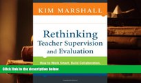 PDF  Rethinking Teacher Supervision and Evaluation: How to Work Smart, Build Collaboration, and