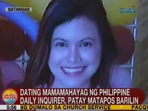 UB: Dating mamamahayag ng Philippine Daily Inquirer, patay matapos barilin sa Batangas