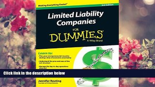 READ book Limited Liability Companies for Dummies Jennifer Reuting Trial Ebook