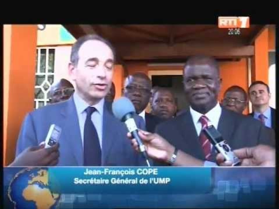 Jean François Copé a échangé avec les responsables du RDR, du PDCI et des français en CI