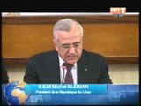 Coopération ivoiro-libanaise: Michel Sleiman, president du Liban a reçu les clés d'Abidjan