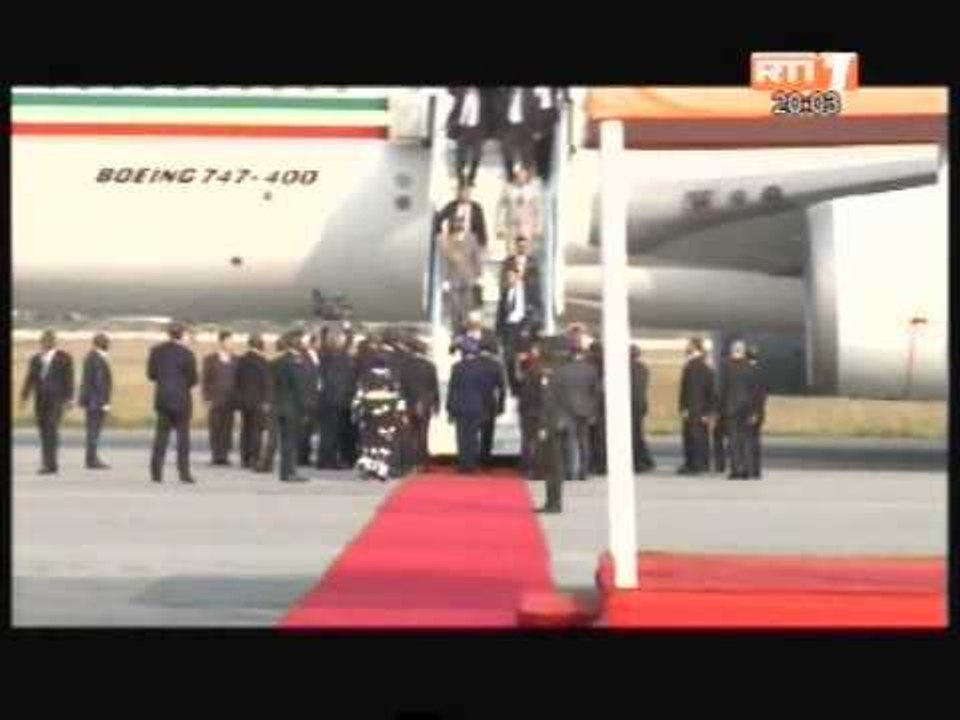 Coopération: le Roi Mohamed VI du Maroc est arrivé à Abidjan pour une visite de 48H