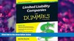 READ book Limited Liability Companies For Dummies Jennifer Reuting For Kindle