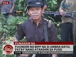 24 Oras: Founder ng BIFF na si Umbra Kato, patay nang atakihin sa puso