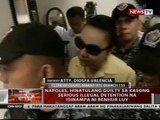 Napoles, hinatulang guilty sa kasong serious illegal detention na isinampa ni Benhur Luy