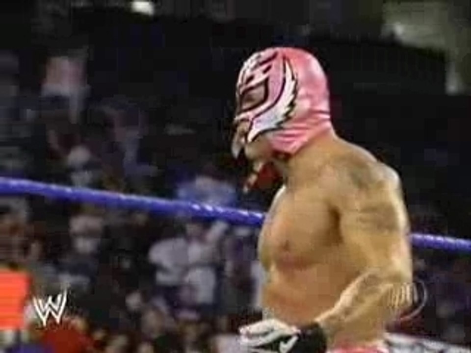 WWE Smackdown  - Rey Mysterio Chris Benoit vs. Tajiri Rhyno