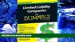 READ book Limited Liability Companies for Dummies Jennifer Reuting Full Book