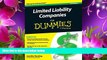 FREE [PDF] DOWNLOAD Limited Liability Companies for Dummies Jennifer Reuting Full Book