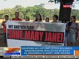 NTG: All-UP Employees Alliance, nanawagang iligtas sa bitay si Mary Jane Veloso