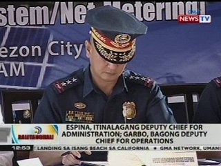 BT: Espina, itinalagang deputy chief for administration