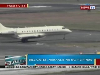 BP: Bill Gates, nakaalis na ng Pilipinas