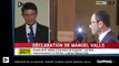 Primaire de gauche : Benoît Hamon effectue son discours en même temps que Manuel Valls et s'excuse (vidéo)