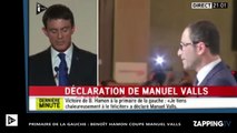 Primaire de gauche : Benoît Hamon effectue son discours en même temps que Manuel Valls et s'excuse (vidéo)
