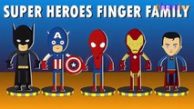Super Heroes Cartoon Finger Family | Daddy Finger Family | Children Nursery Rhyme Song HD