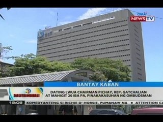 Dating LWUA chairman Pichay, Rep. Gatchalian at mahigit 20 iba pa, pinakakasuhan ng Ombudsman