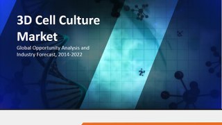 3D Cell Culture Market Expected to Reach $4,691 Million, Globally by 2022