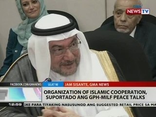 BT: Organization of Islamic Cooperation, suportado ang GPH-MILF Peace Talks