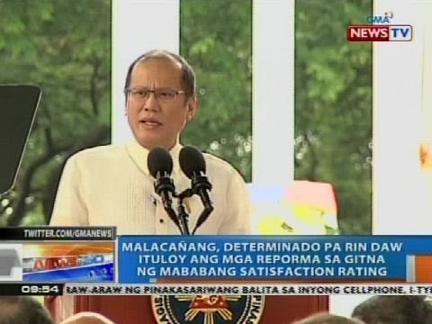 Malacañang, determinado pa rin daw ituloy ang mga reporma sa gitna ng mababang satisfaction rating