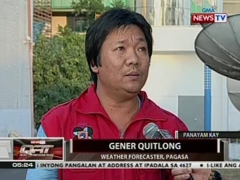 QRT: Panayam kay Gener Quitlong, PAGASA weather forecaster