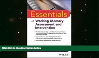 Download [PDF]  Essentials of Working Memory Assessment and Intervention (Essentials of