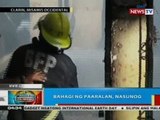 Bahagi ng paaralan sa Clarin, Misamis Occidental, nasunog