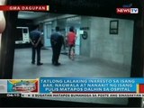 3 lalaking inaresto sa isang bar sa Dagupan City , nagwala at nanakit ng isang pulis