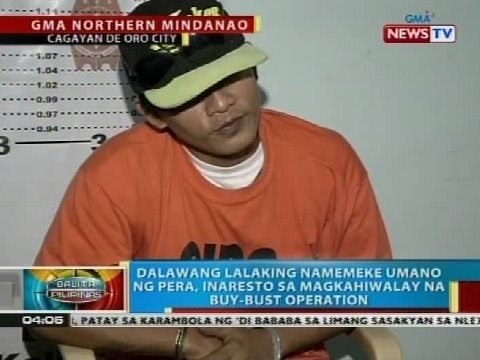 2 lalaking namemeke umano ng pera, inaresto sa magkahiwalay na buy-bust operation