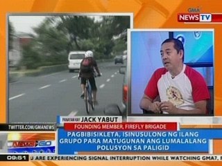 NTG: Pagbibisikleta, isinusulong para matugunan ang lumalalanag polusyon sa paligid