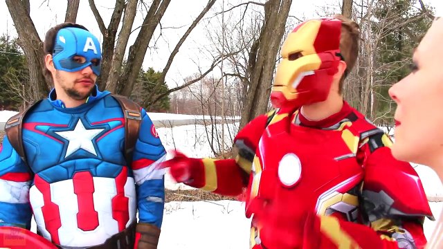 Spiderman & Frozen Elsa vs Joker! Funny Prank w/ Pink Spidergirl! Superhero Fun in Real Li