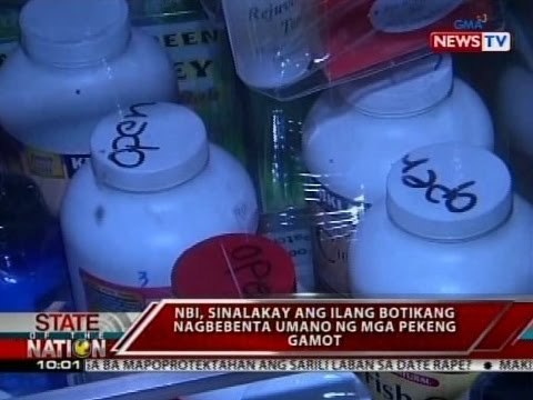 SONA: NBI, sinalakay ang ilang botikang nagbebenta umano ng mga pekeng gamot