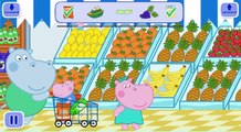 Hippo in the Supermarket Shopping Hippo Gameplay for kids learning & educational Games