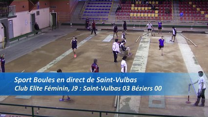 Premier tour, tir rapide double, Club Elite Féminin, J9, Saint-Vulbas contre Béziers, saison 2016-2017