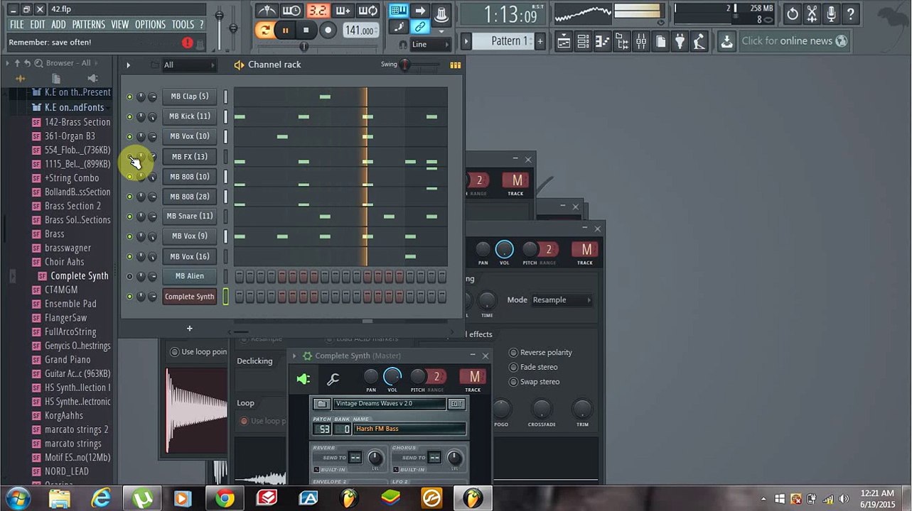 trap/hip hop beat on fl studio 12