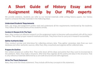 Expert History Essay Writing Help ✍️