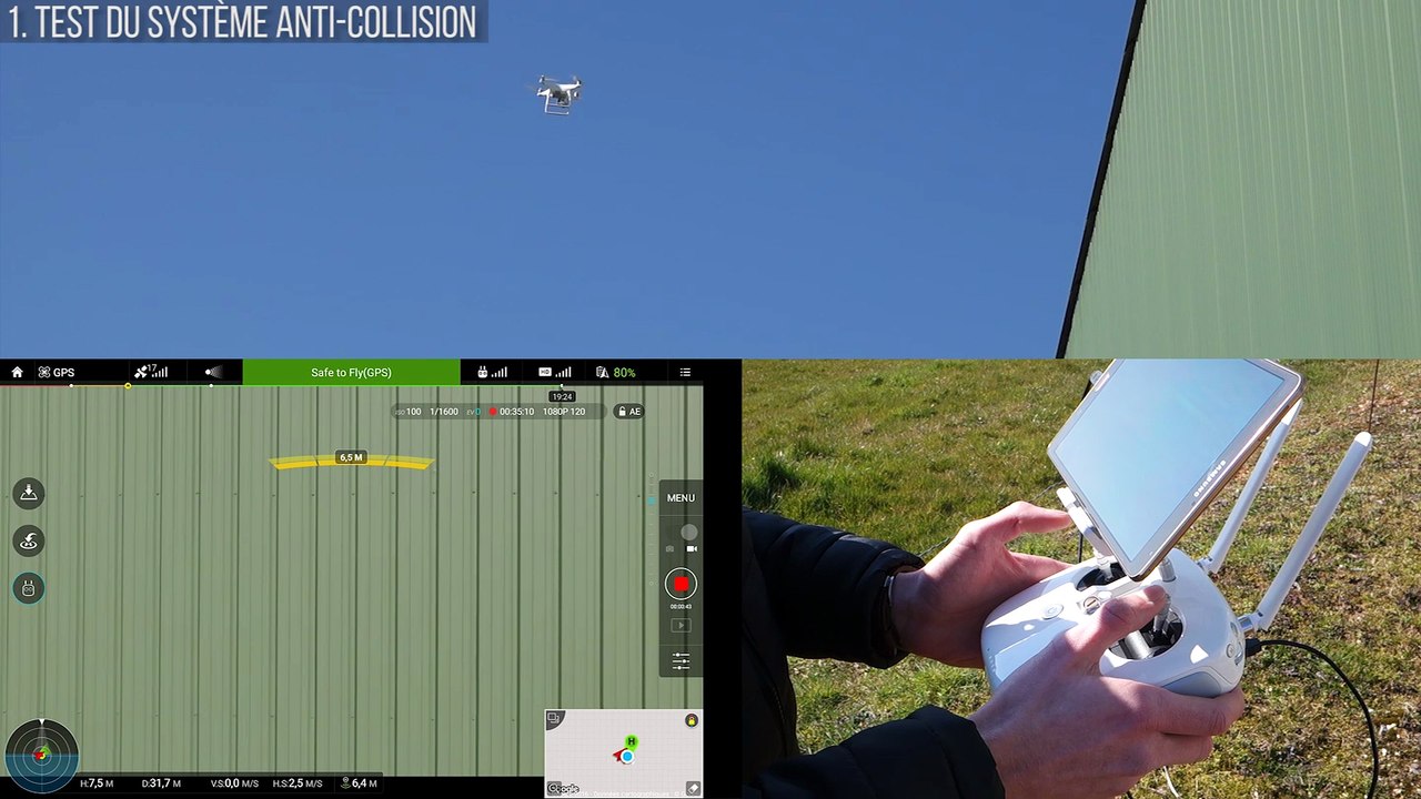 #Test - DJI Phantom 4 - Les fonctionnalités