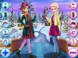 Elsa And Anna Winter Dress Up / Принцессы Диснея Зимний наряд
