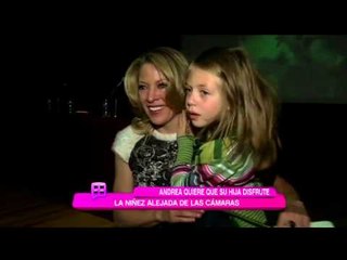 Andrea Noli no quiere que su hija este en el medio artístico