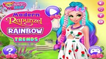 Modern Rapunzel Rainbow Trends - Princess Rapunzel Game - Disney Princess Game For Girls