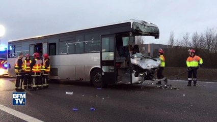 Yvelines: des bus et un poids lourd détruits après un important carambolage (BFMTV)