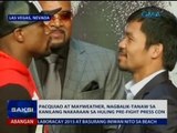 Saksi: Pacquiao at Mayweather, nagbalik-tanaw sa kanilang nakaraan sa huling pre-fight press con