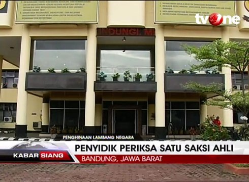Penyidik Periksa Satu Saksi Kasus Penghinaan Lambang Negara